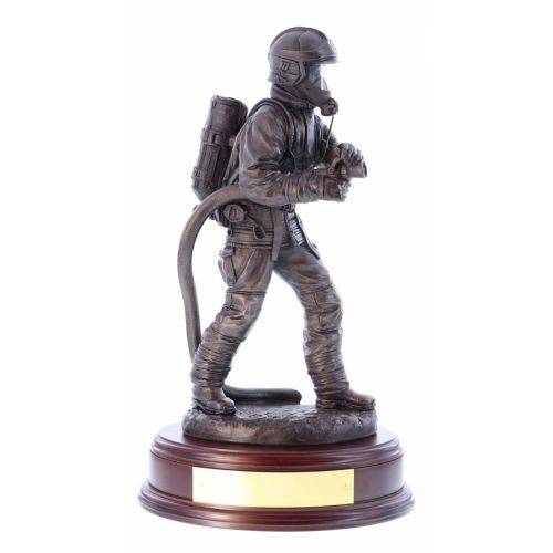 Ballantynes British Fire and Rescue Service, Male Firefighter, the Branch, Bronze Statue