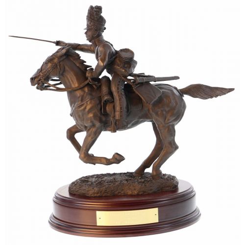 Ballantynes Royal Scots Greys Charge at Waterloo, 1815, Bronze Statue