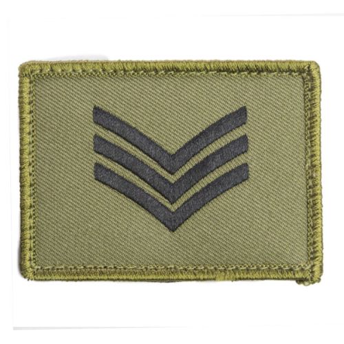 Platatac SGT Rank AMCU Olive Patch